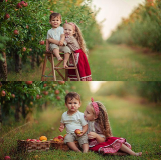 Фотосессии в саду - Агротуризм в Григорьевских садах